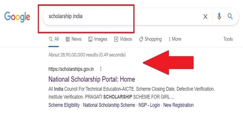 scholarship check kaise kare step by step